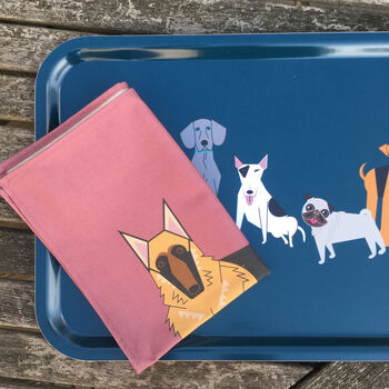 Doggy Friends Large Wooden Tray, 2 of 7