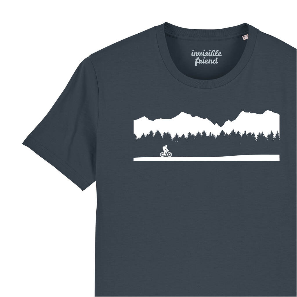 Mountain Bike Organic Cotton T Shirt By invisible friend ...