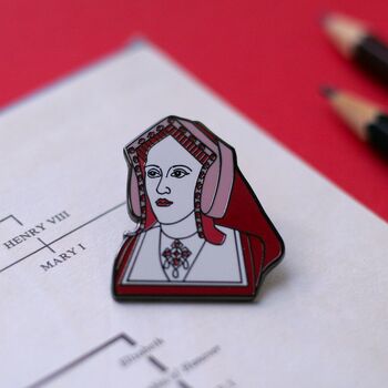 Katherine Of Aragon The Tudors Enamel Pin, 3 of 5