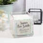Patterned Christening Square Candle For Girls And Boys, thumbnail 4 of 9