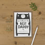 Personalised Best Daddy Birthday Card, thumbnail 2 of 2
