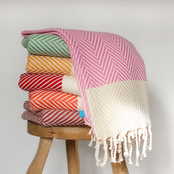 Personalised Handwoven Throw, Sustainable Gift, 4 of 12