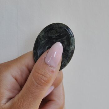 Kambaba Jasper Worry Thumb Stone For Calm And Anxiety, 2 of 4