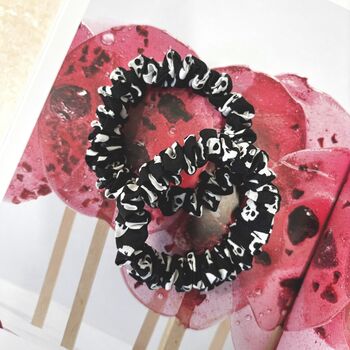 Hair Scrunchies Halloween Skull Gift Set, 3 of 8