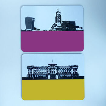 London Table Mat Set. Boxed Set Of Six Designs. Set Two, 2 of 5