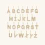 Gold Personalised Pave Initial Necklace, thumbnail 2 of 3