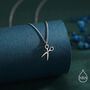 Sterling Silver Very Small Scissors Pendant Necklace, thumbnail 1 of 12
