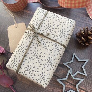 Paper Fibre Christmas Wrapping Paper, 3 of 8