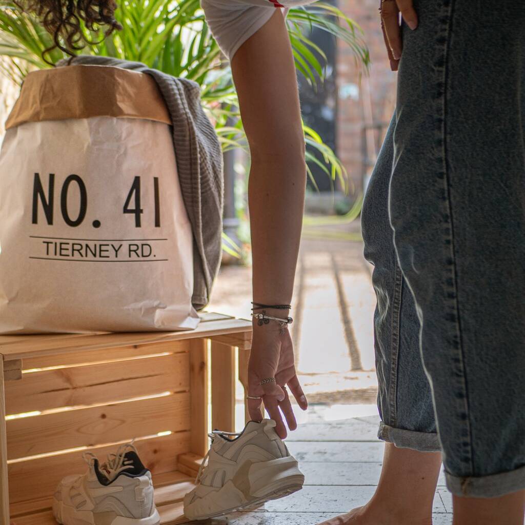 Personalised House Number Bag By MoNat&Bag | notonthehighstreet.com