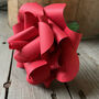 Red Valentine Paper Rose, thumbnail 2 of 3