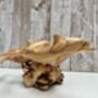 Hand Carved Wooden Dolphin Pair Sculpture Ornament, thumbnail 12 of 12