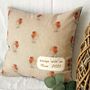 Personalised Robin Cushion, Remembrance Pillow Keepsake, thumbnail 8 of 10