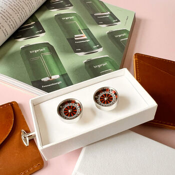 Lucky Spin Roulette Table Cufflinks In A Gift Box, 8 of 11