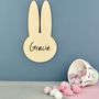 Personalised Bunny Nursery Name Plaque, thumbnail 2 of 8