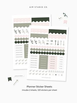 2026 Sage Green Week To View Personalised A5 Diary, 9 of 10
