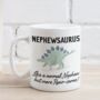 Nephew Or Niece Dinosaur Personalised Mug, thumbnail 4 of 4