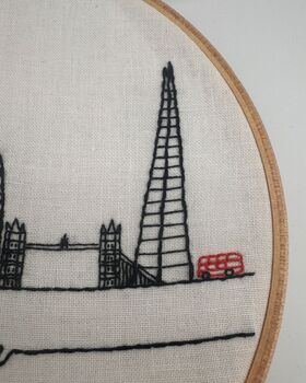 London Skyline Beginners Embroidery Kit, 8 of 11