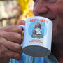 Personalised Rugby Player Gnome Father's Day Mug, thumbnail 1 of 3