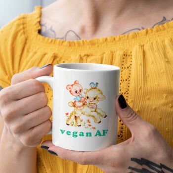 Vegan Af Personalised Mug, 3 of 3