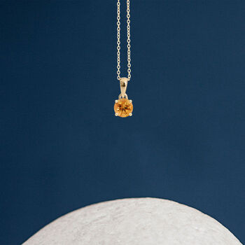 9ct Gold November Birthstone Necklace, 4 of 12