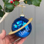 Personalised Christmas Large Planet Bauble, thumbnail 1 of 4
