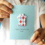 Personalised Golf Father's Day Origami Card, thumbnail 2 of 2