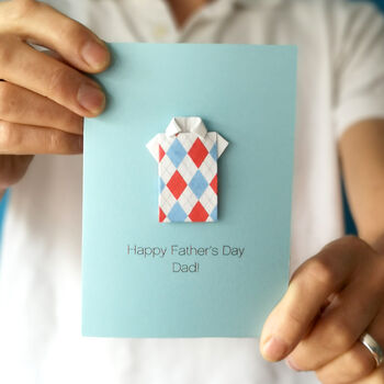 Personalised Golf Father's Day Origami Card, 2 of 2