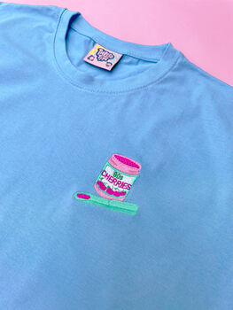 90s Cherries Scented Embroidered T Shirt / Sweatshirt, 3 of 3