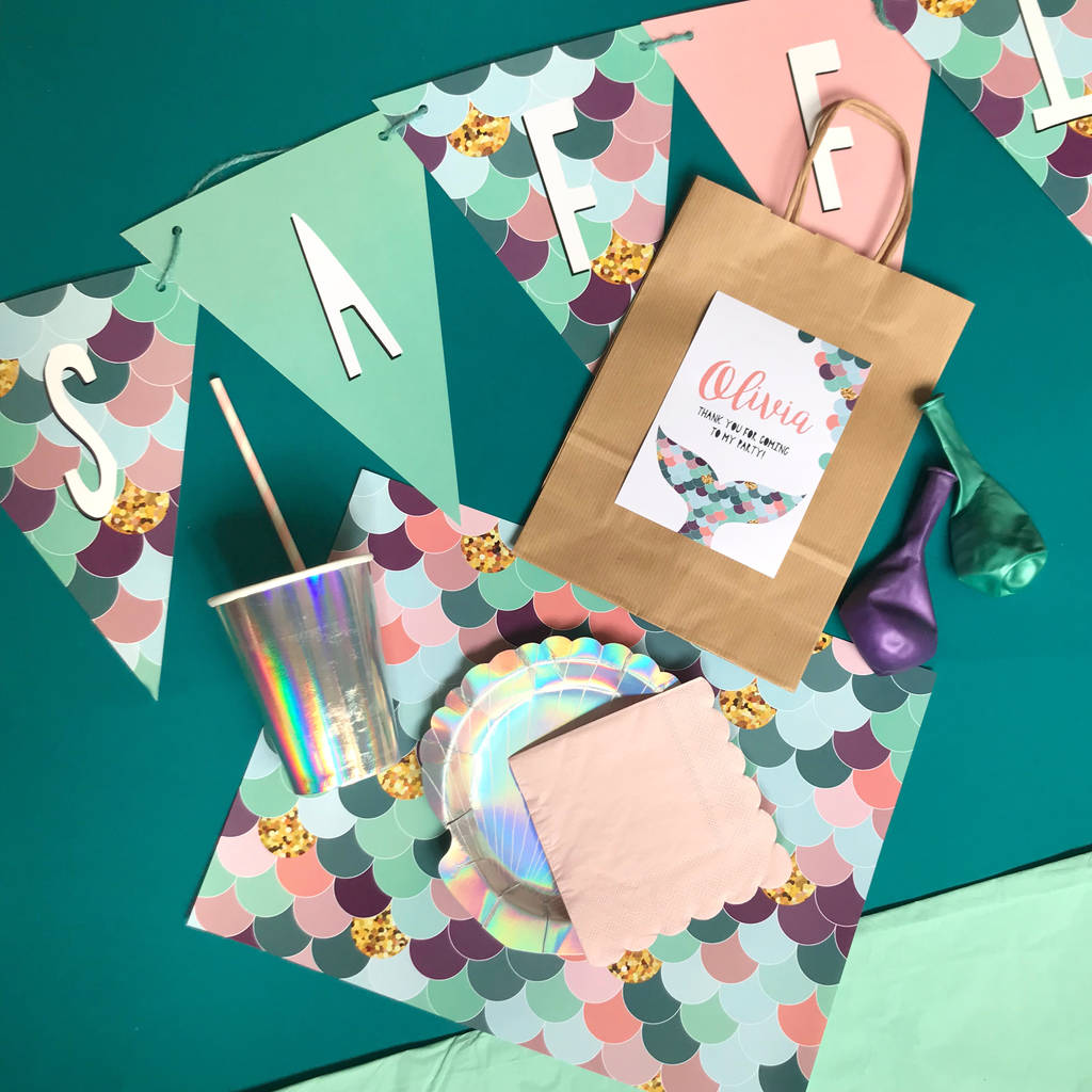 Mermaids Party Box | Luxury Party Box For Eight, 1 of 12