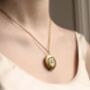 Forget Me Not Locket Necklace, thumbnail 2 of 9