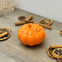 Orange Pumpkin Shape Decorative Bowl Halloween Decor, thumbnail 1 of 10