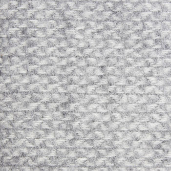 Grey And Cream Wool Throw, 6 of 6