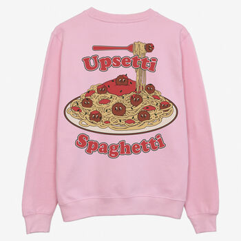 Upsetti Spaghetti Women's Slogan Sweatshirt, 2 of 2