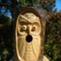 Solid Bird House Hand Carved From Wood, thumbnail 5 of 7