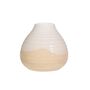 Soft White Half Glazed Small Vase, thumbnail 1 of 2