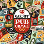 Cardiff South Wales Pub Crawl Print, thumbnail 3 of 3