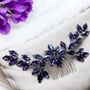 Dark Purple Hair Comb, thumbnail 1 of 3
