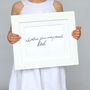 Personalised Handwriting Framed Embroidery, thumbnail 1 of 5