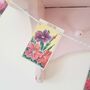 Flower Seed Packet Card Bunting, thumbnail 8 of 8