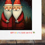 Gay Men Christmas Card, Two Santas Lgbt Pride Card, thumbnail 3 of 4