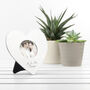 Personalised Heart Photo Frame In Silver, thumbnail 5 of 5