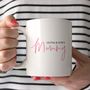 Signature 'Mummy' Personalised Mug, thumbnail 1 of 2