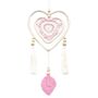 Dream Catcher Medium Pink Heart In Heart, thumbnail 1 of 4