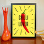 Chilli Lovers Art Print, thumbnail 3 of 3