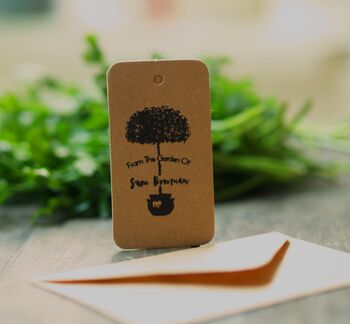Gardening Lover Gifts Personalised Rubber Stamp, 3 of 4
