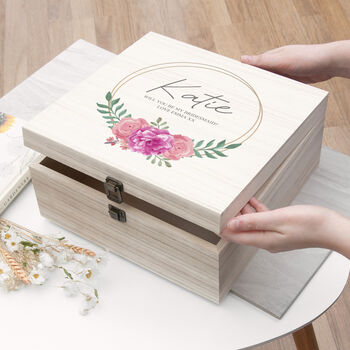 Personalised Wedding Party Memory Box, 6 of 11
