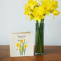 Personalised Daffodil Easter Card, thumbnail 4 of 9