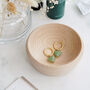 Gold Plate Chunky Hoop And Aventurine Heart Earrings, thumbnail 2 of 5