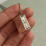 Silver Banner Book Locket Necklace, thumbnail 5 of 9