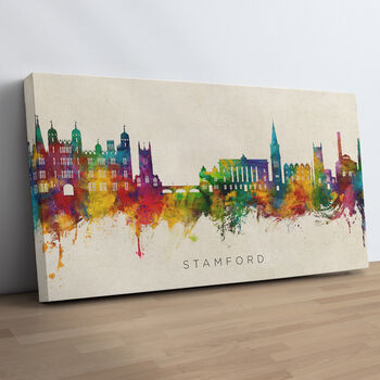 Stamford Skyline Cityscape Art Print, 10 of 12